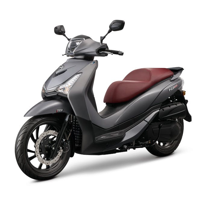 SYM -  HD 300 ABS/TCS MAT GREY - RED SEAT