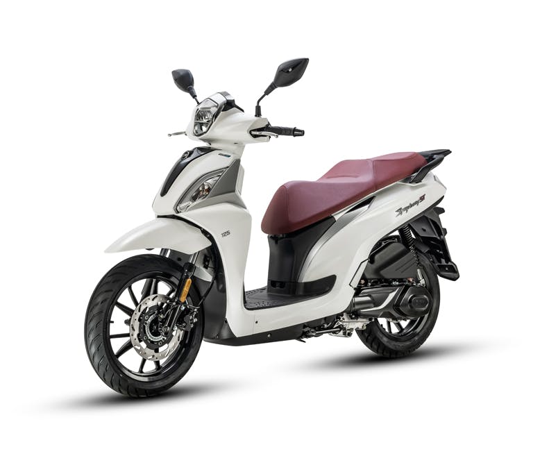  SYMPHONY ST125 L/C ABS WHITE/RED SEAT E5