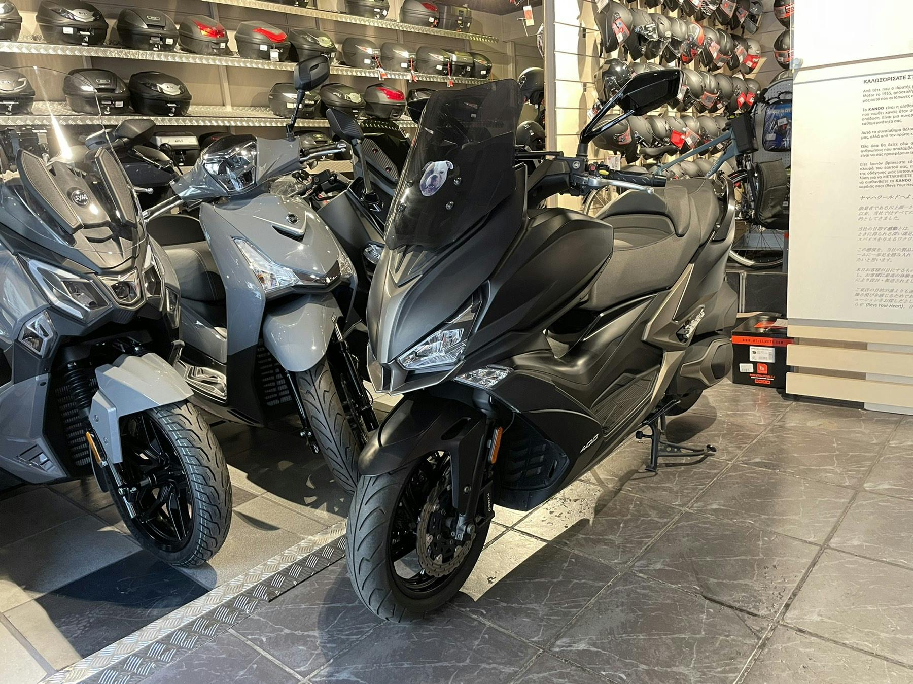 KYMCO -  XCITING NOODOE 400 ΜΑΥΡΟ ΜΑΤ