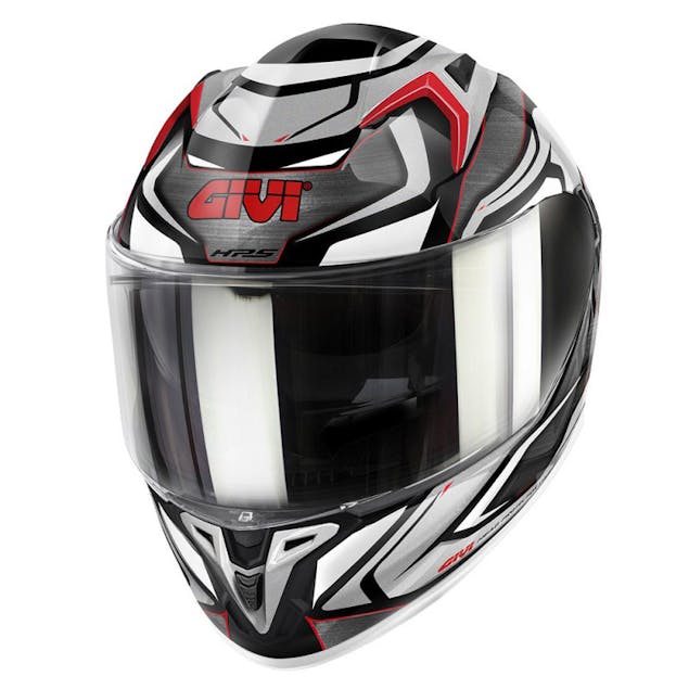 GIVI - ΚΡΑΝΟΣ  H50.9 BLACK/SILVER/RED SOLID COLOR + PINLOCK + ΦΥΜΕ ΖΕΛΑΤΙΝΑ