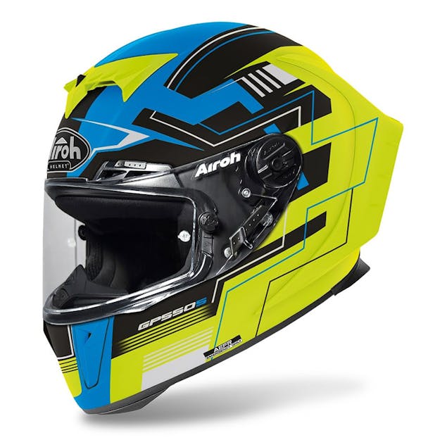 AIROH - Κράνος Airoh GP 550 S Challenge μπλε/κίτρινο matt