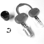 Κλειδαριά Z661A_ασημί για monokey E55/V47/E52/E360-E450   Givi